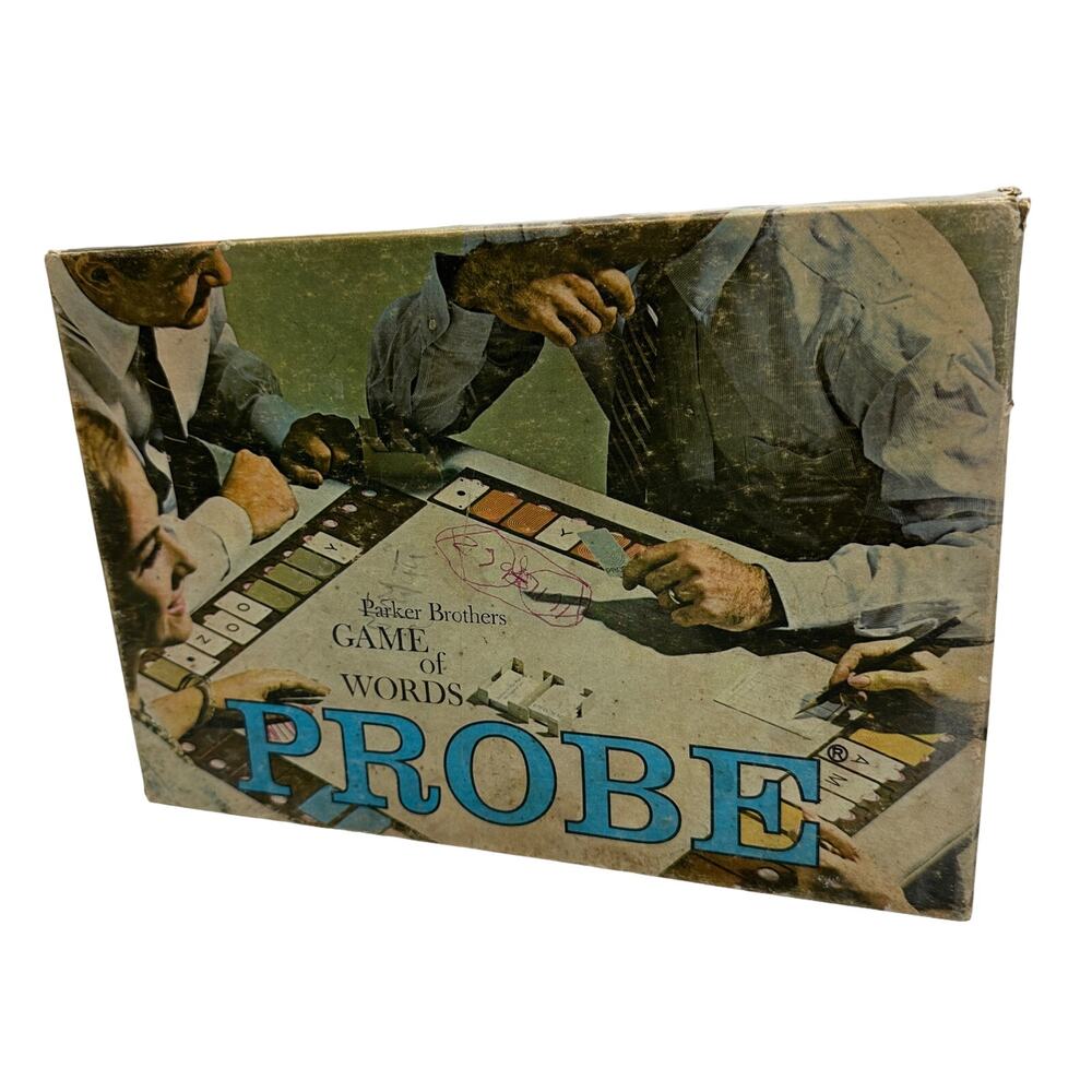 Vintage Probe Game of Words Parker Brothers 1964 Board Game
